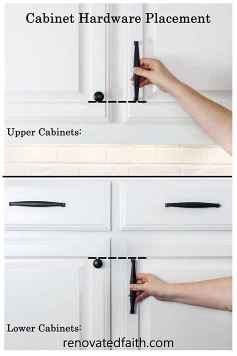 installation of cabinet hardware